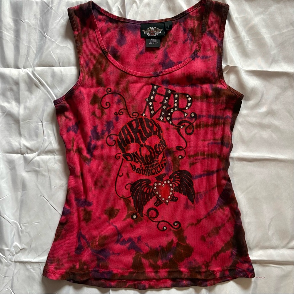 Harley-Davidson Tie-Dye Tank Top
